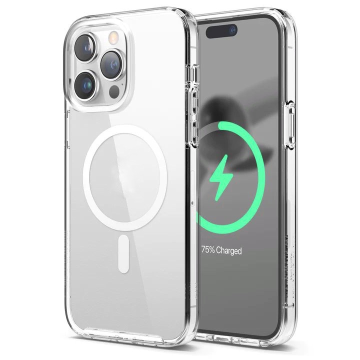 Ốp lưng elago clear case hỗ trợ từ tính dành cho iphone 14 pro max