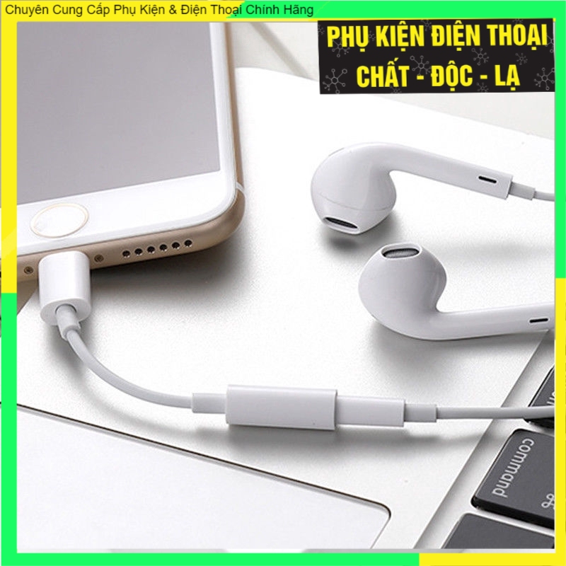 Jack chuyển đổi tai nghe 3.5 sang lightning iphone 7, 7plus, 8, 8plus , x - tai nghe