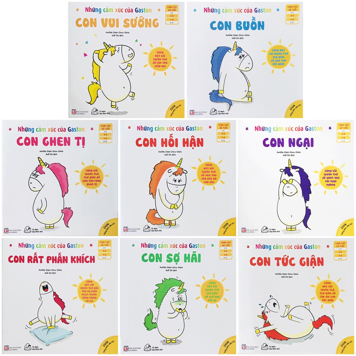 Sách - ehon thông minh, cảm xúc - những cảm xúc của gaston