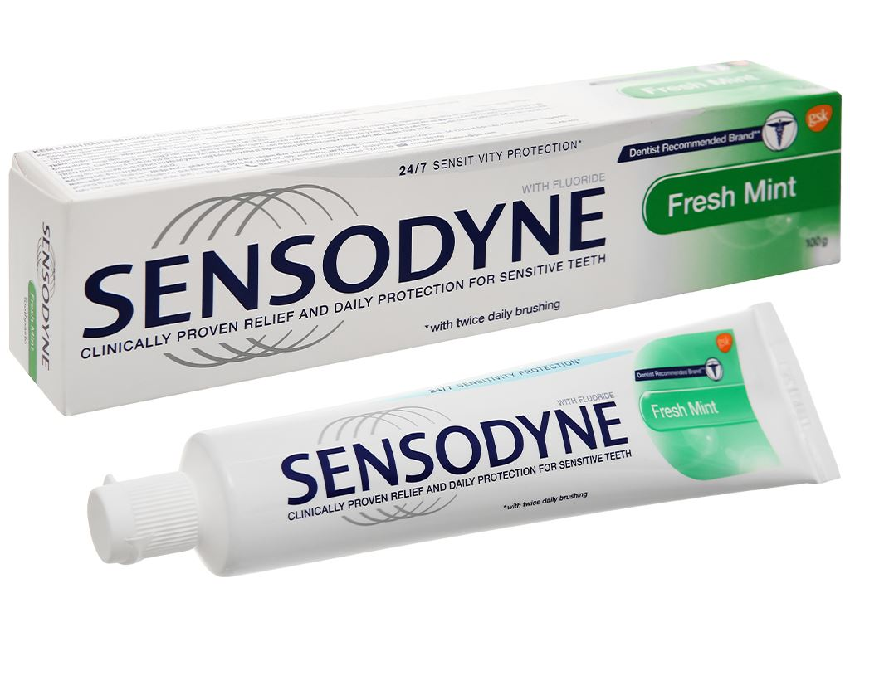 COMBO 5 TUÝP Kem Đánh Răng Sensodyne Giúp Trắng Răng Hương Thơm Mát Giảm Ê Buốt Kem đánh răng sensodyne chống ê buốt Thái Lan bcstore168