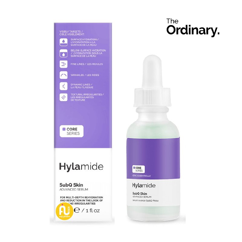 Hylamide SubQ Anti-Age 30ml Siêu phẩm cấp nước Serum chống lão hoá, dưỡng ẩm đa tầng