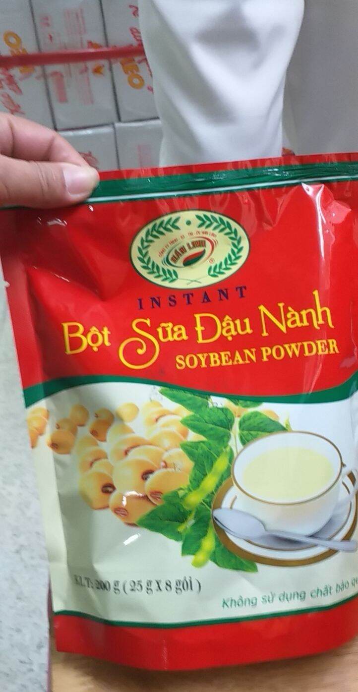 Bột đậu nành hán linh túi 8 gói x 25g