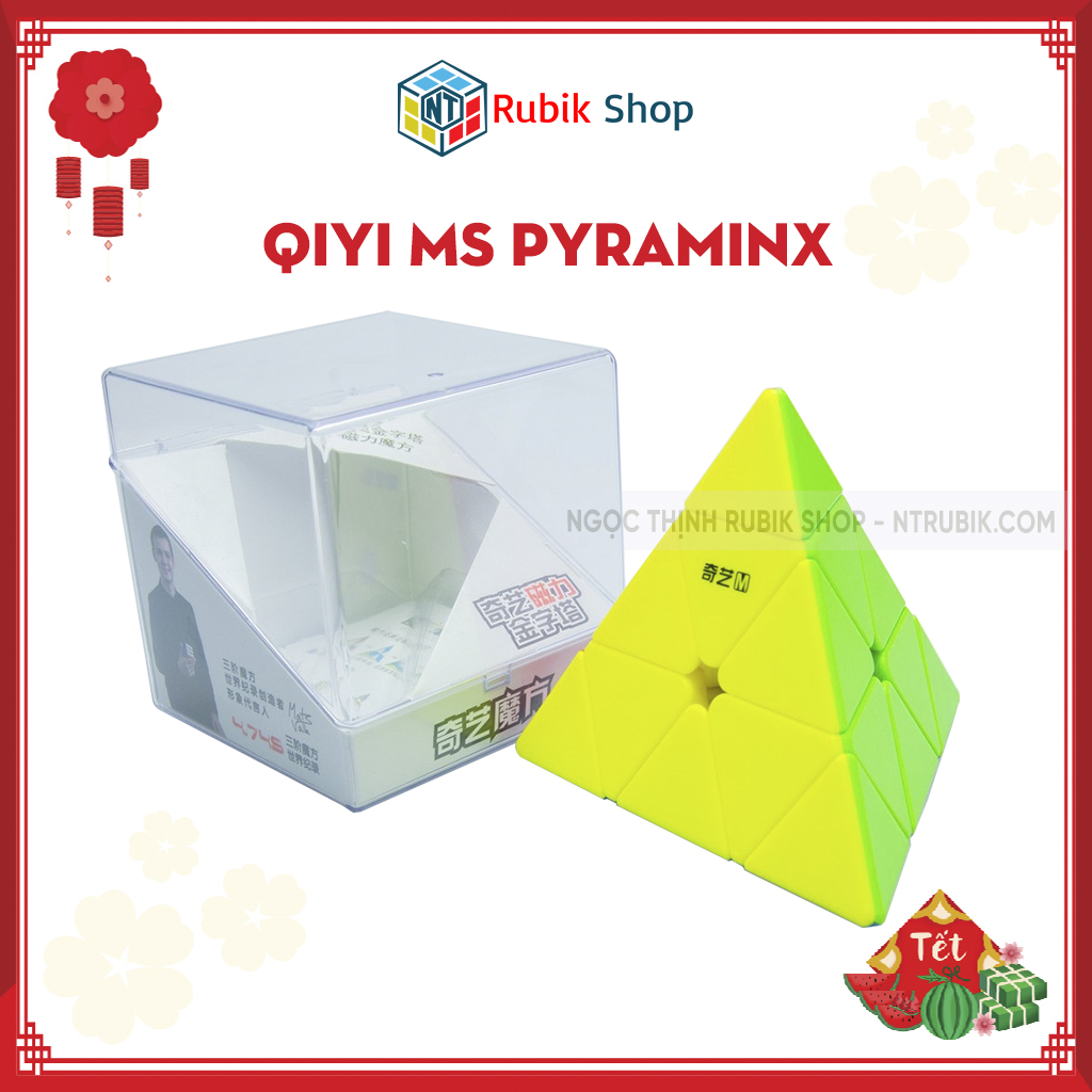 Rubik Pyraminx QiYi New Best Budget Magnetic 2020 stickerless