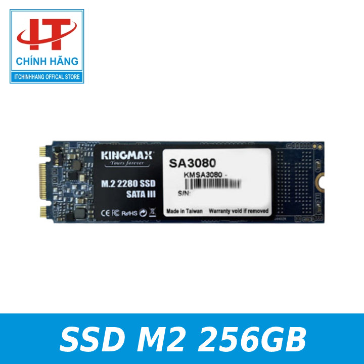 Ổ cứng ssd kingmax sa3080 m.2 2280 256gb sata 3 - hàng chính hãng