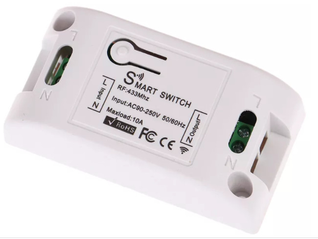 [HCM]Bộ Điều Khiển Thiết Bị 1 Kênh Thu Sóng RF 433Mhz Điều Khiển Từ Xa.