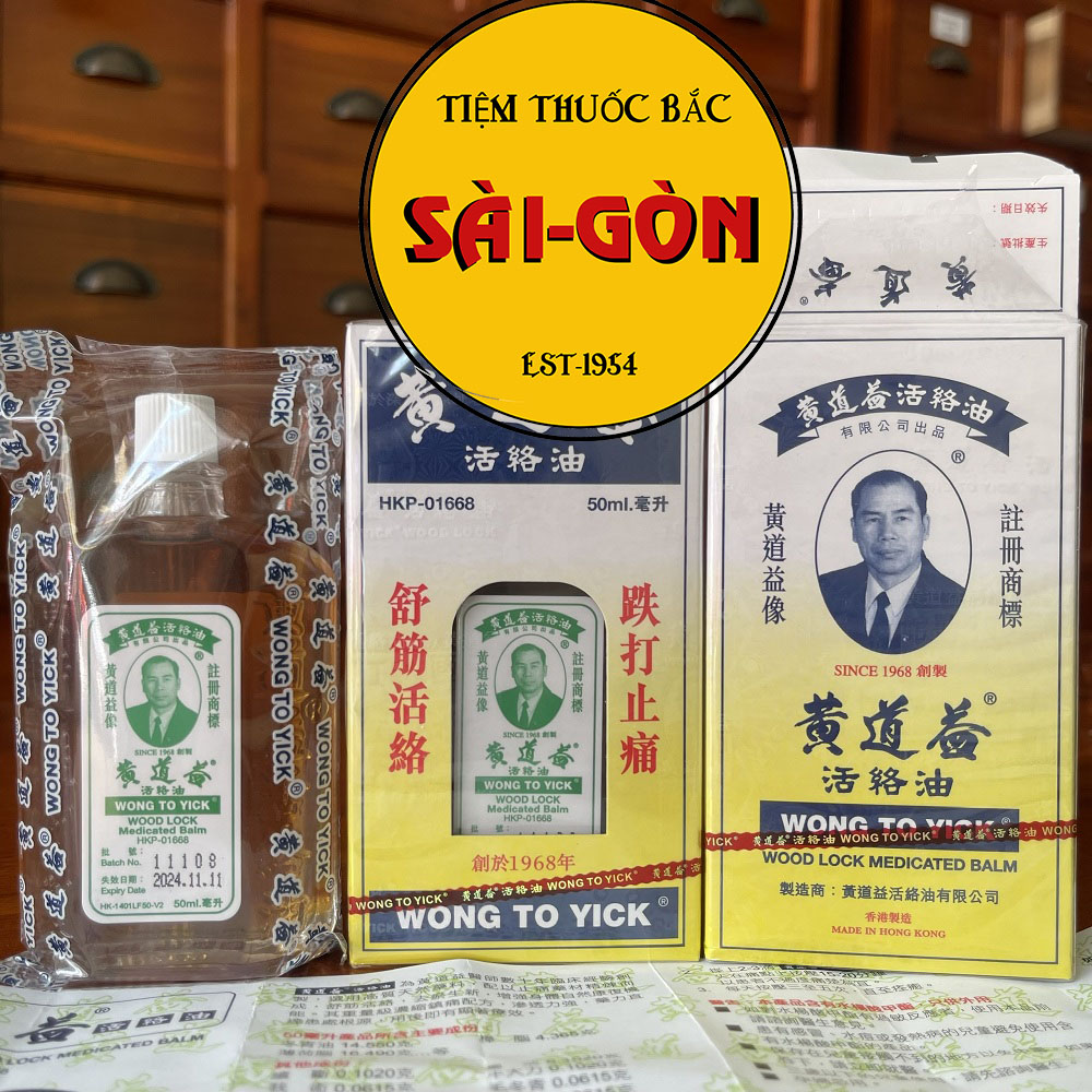 Dầu huỳnh đạo ích - wong to yick hàng chính hãng hongkong - chai 50ml