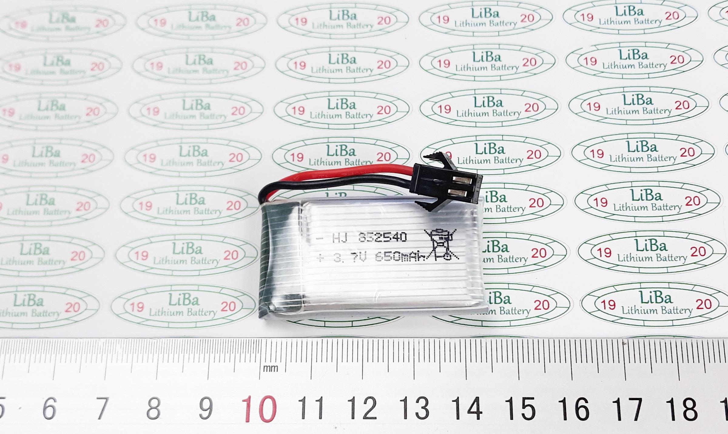 [HCM]Pin Flycam 3.7V 650mAh 25C zắc cắm PH2.0 JST SM SYP _ LiBa