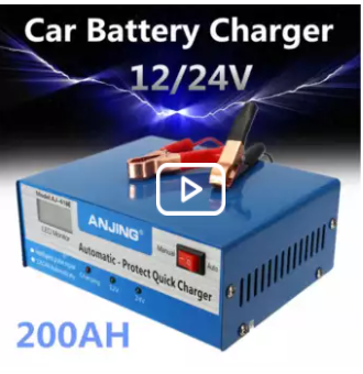 sạc bình acquy 12V-24V 200Ah dành cho mọi dòng xe hơi và ô tô, dễ dàng mang sử dụng