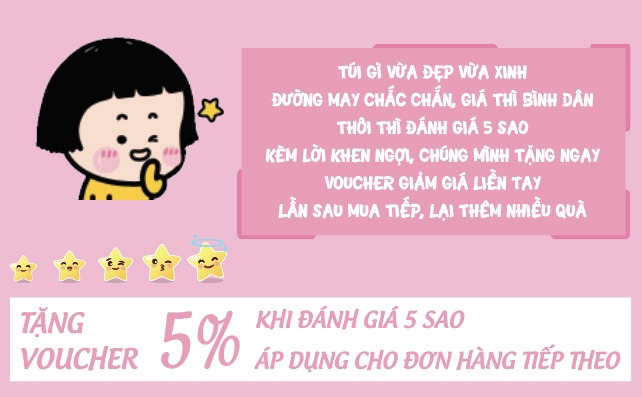Thẻ ưu đãi 5% cho lần mua sau
