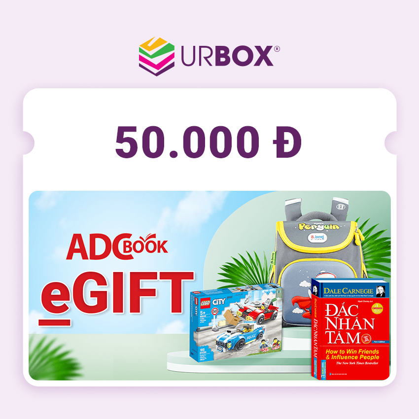 [ADCBook | UrBox] Evoucher trị giá 50,000đ - Áp dụng trên toàn hệ thống