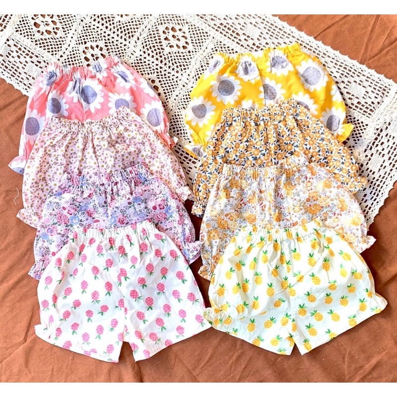 Quần Đùi Cho Bé Gái Cạp Chun Nhiều Hoạ Tiết O.P Kids, nhiều màu, nhiều hoạ tiết được lựa chọn ngẫu nhiên