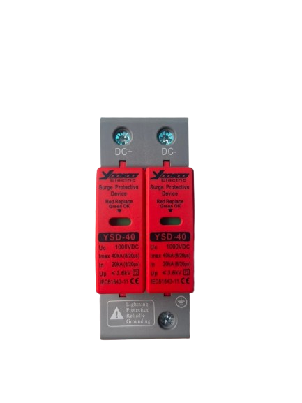 Cắt lọc sét DC 2P 1000V HÀNG CHUẨN - Chống sét DC, Dùng cho năng lượng mặt trời solar