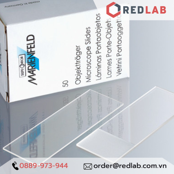 Lam kính trơn / nhám 76x26mm hãng marienfeld đức supe 1000000 1000200, có vat
