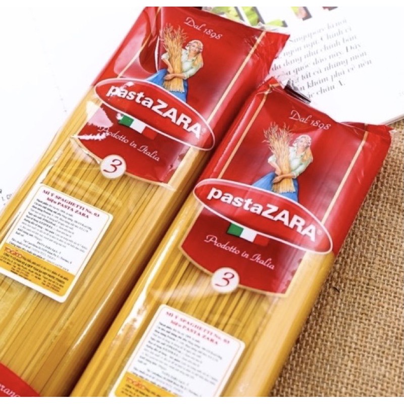 Mì ý spaghetti Pasta Zara 500g