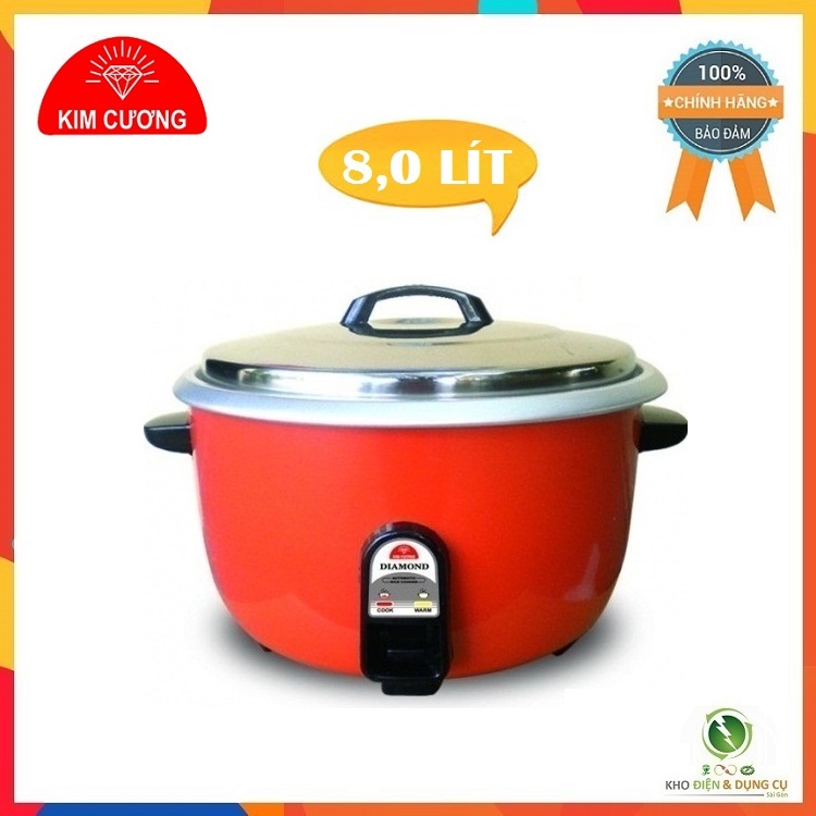 NỒI CƠM ĐIỆN 8.0 LÍT KIM CƯƠNG KC-8.0L NẮP RỜI