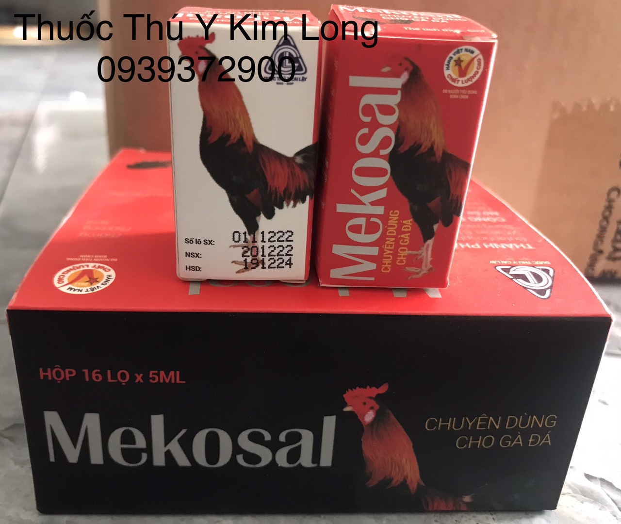 Mekosal 5ml nở cơ, sung sức chuyên dùng cho gà đá