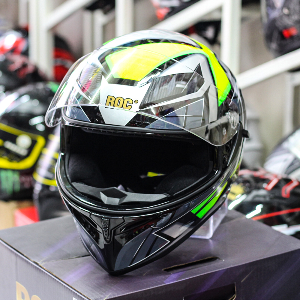 Mũ bảo hiểm ROC 5 Fullface- V5 Xanh