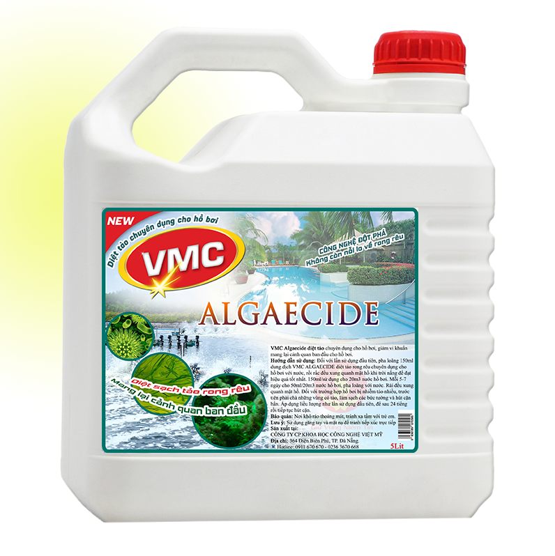 Vmc algaecide – diệt tảo, rong rêu chuyên dụng cho hồ bơi