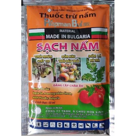 Thu ốc trừ nấm bệnh cây trồng sạch bệnh từ rễ tới lá propman bull 550sc gói 50ml