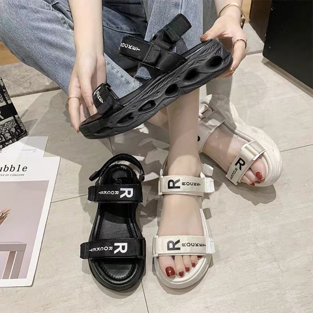 GIÀY SANDAL NỮ ULZZANG Sandal nữ,san dal học sinh,sandal thời trang Roccket
