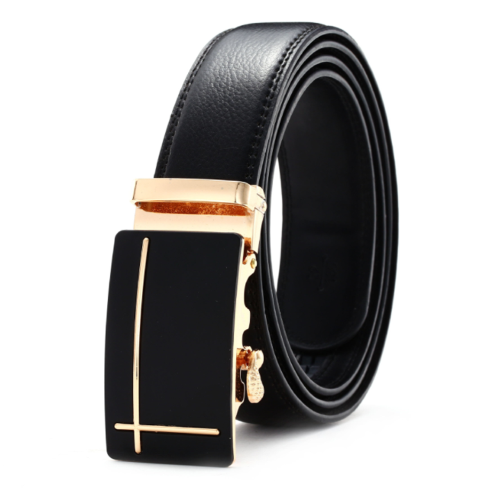 Dây nịt da nam / Thắt lưng da nam. Kiểu đầu khoá kéo rút / Tự động khóa (mã 02)