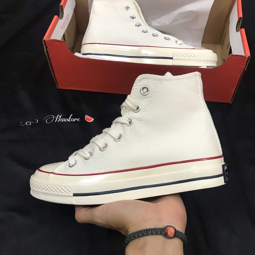 GIÀY Converse 1970s Trắng kem trung cổ cao đủ size nam nữ 36-43