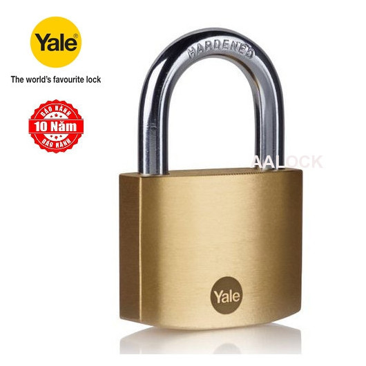 Ổ khoá bấm cao cấp bằng đồng Yale Y110B/60/132/1 size 60mm, dùng được ngoài trời