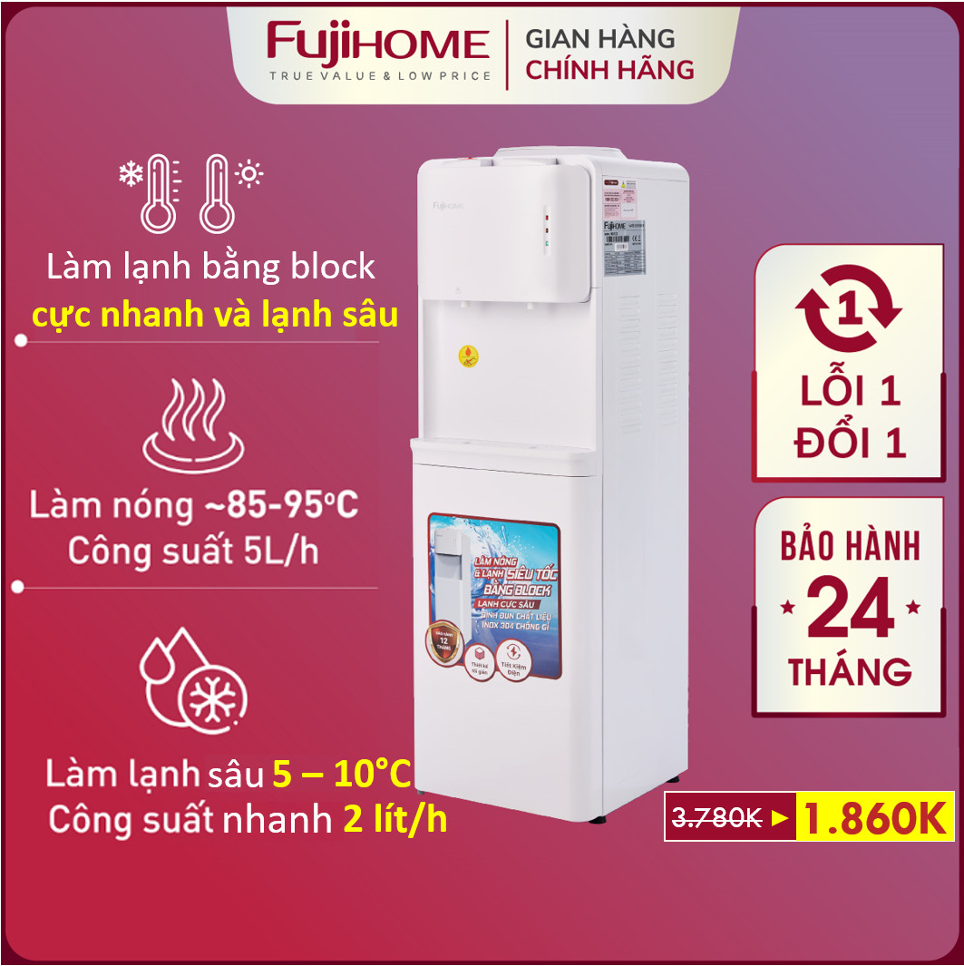 Fujihome wd531c imported hot cold water dispenser filter screen mini drinking water dispenser energy saving