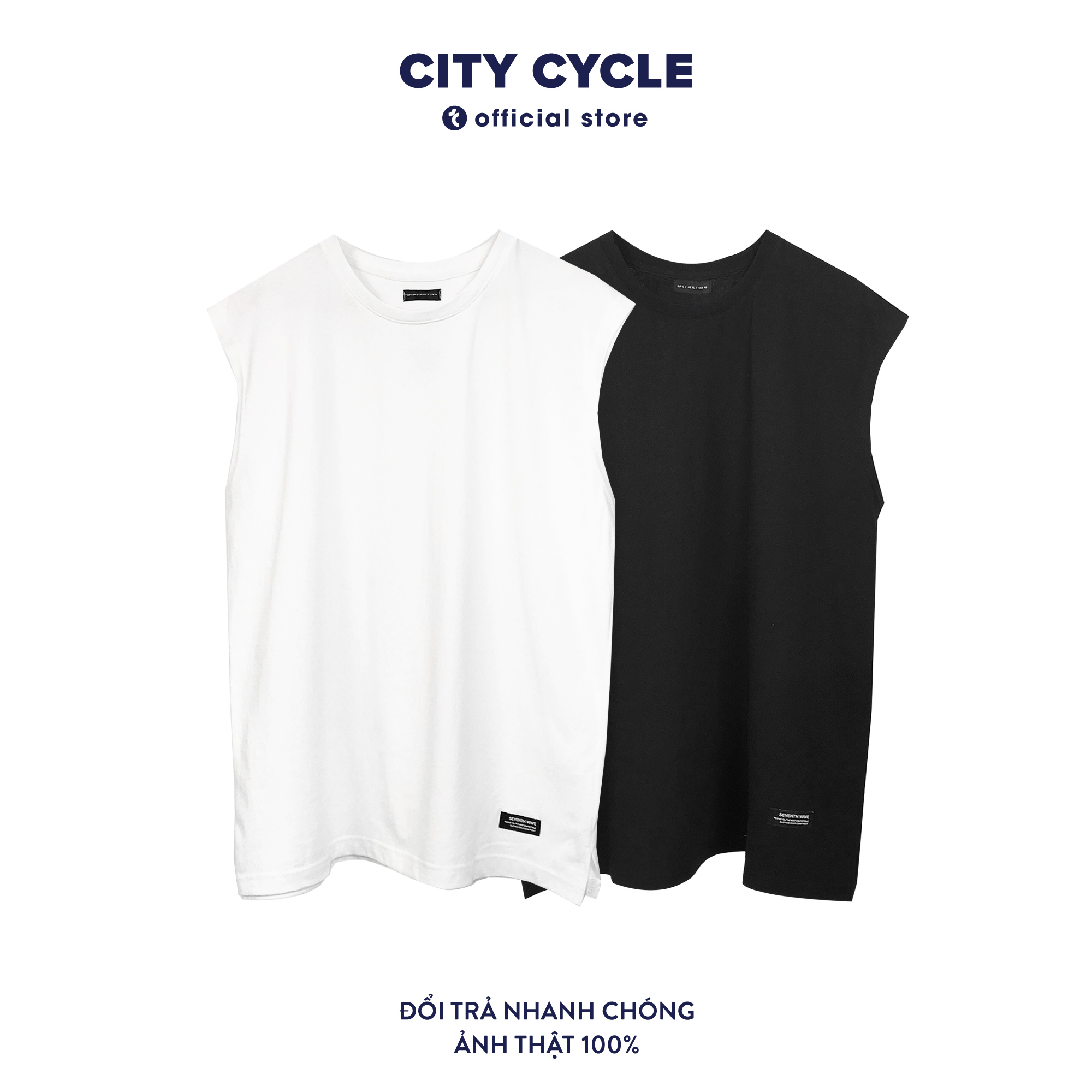 Áo tanktop nam nữ Oversize trơn City Cycle áo ba lỗ form rộng Unisex Local Brand