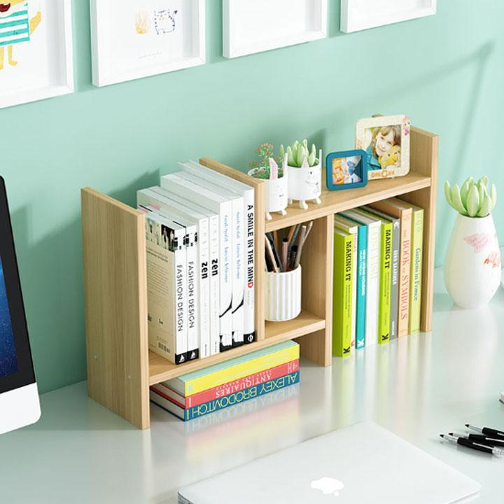 Giá sách kệ gỗ để bàn tiện ích