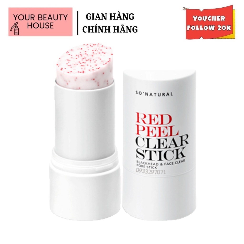 Thanh lăn mụn đầu đen red peel - cận date 11/2023