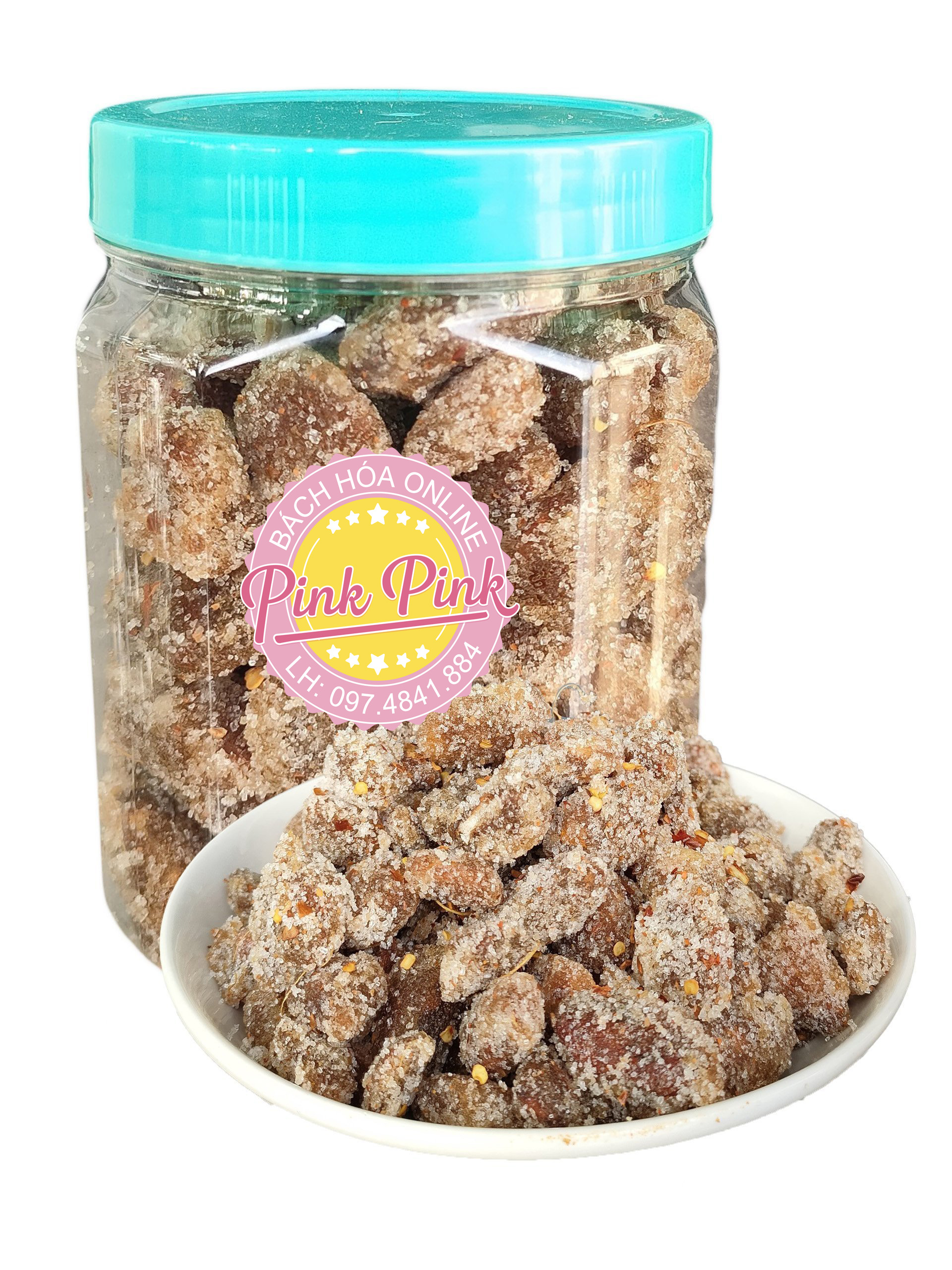 1kg me chua ngào đường muối ớt Tây Ninh - đồ ăn vặt