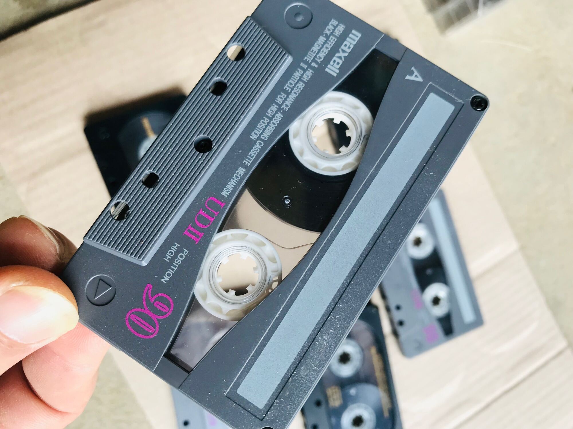 Băng cassette maxell UD II type 2 cũ