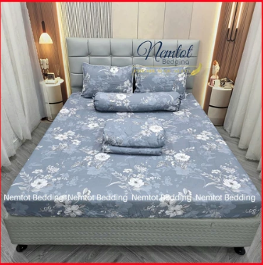🔴ĐỦ MẪU🔴 Trọn Bộ Ga Gối Lyocell Than Hoạt Tính Nằm Thoáng Mát, Kháng Khuẩn Cao Cấp _ Nemtot Bedding