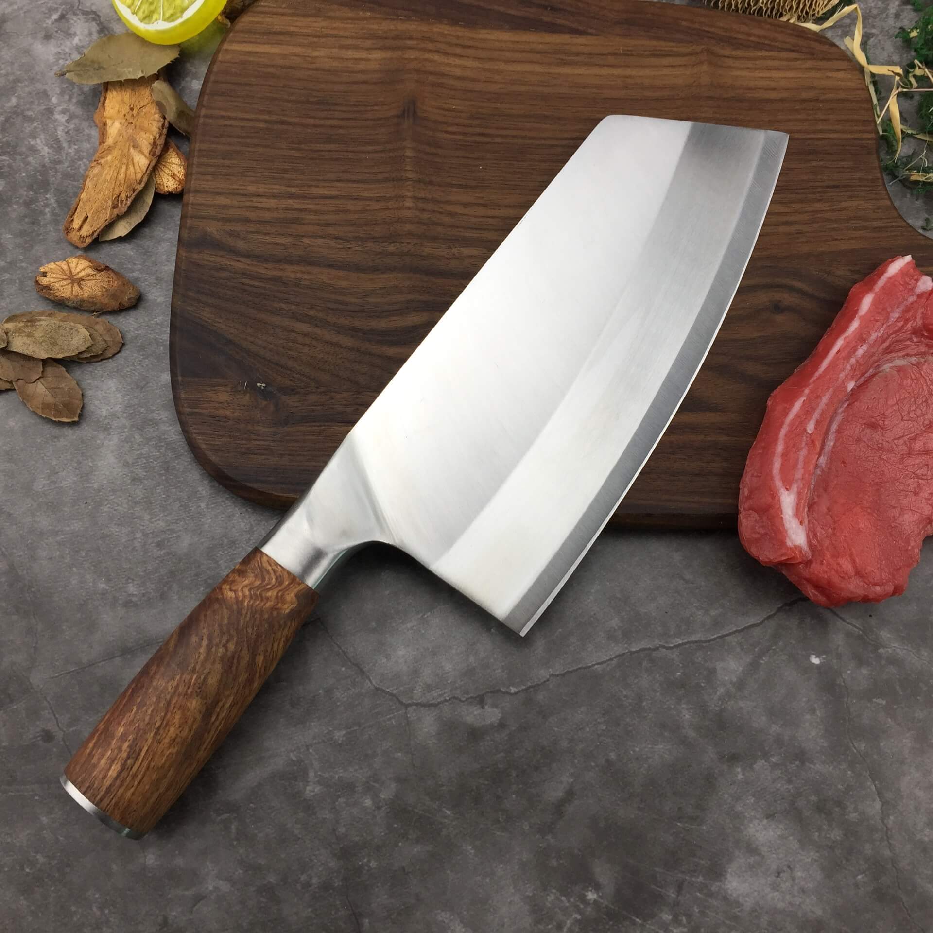 Dao - dao bếp - dao bếp nhật bản santoku thép damascus mã adt124 độc 6996