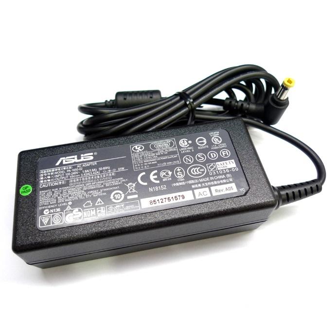 Sạc adapter laptop asus 19v-3.42a + Tặng dây nguồn