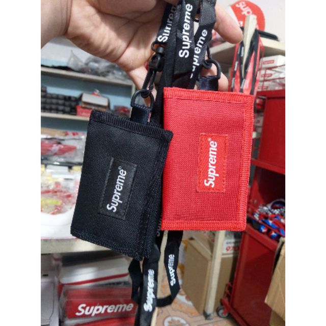 Supreme on sale velcro wallet