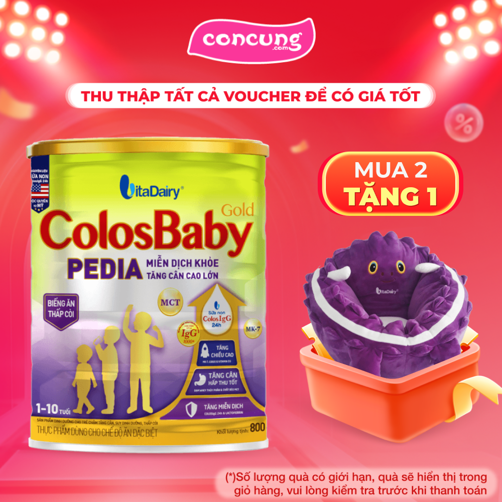 Sữa ColosBaby Gold Pedia 800g (1 - 10 tuổi)