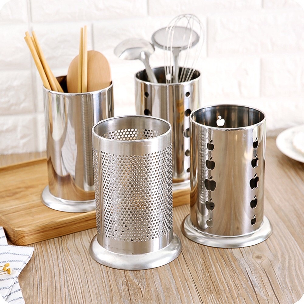 Ống đựng muỗng đũa inox cao cấp - Ống đũa cho nhà bếp