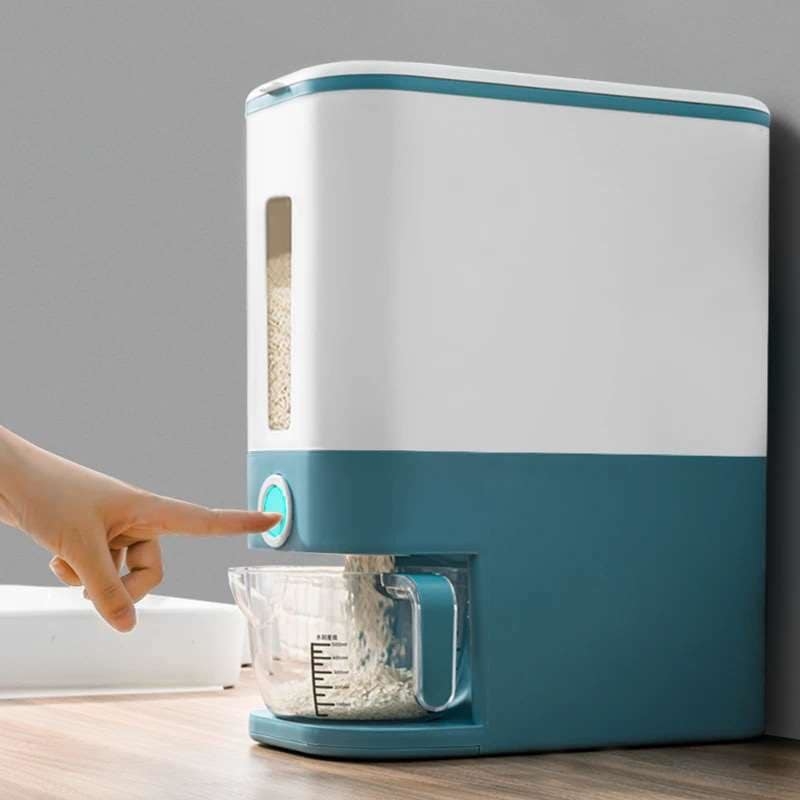 Thùng đựng gạo thông minh Việt Nhật 10kg . Thùng gạo đa năng cao cấp chống ẩm mốc - VN5338