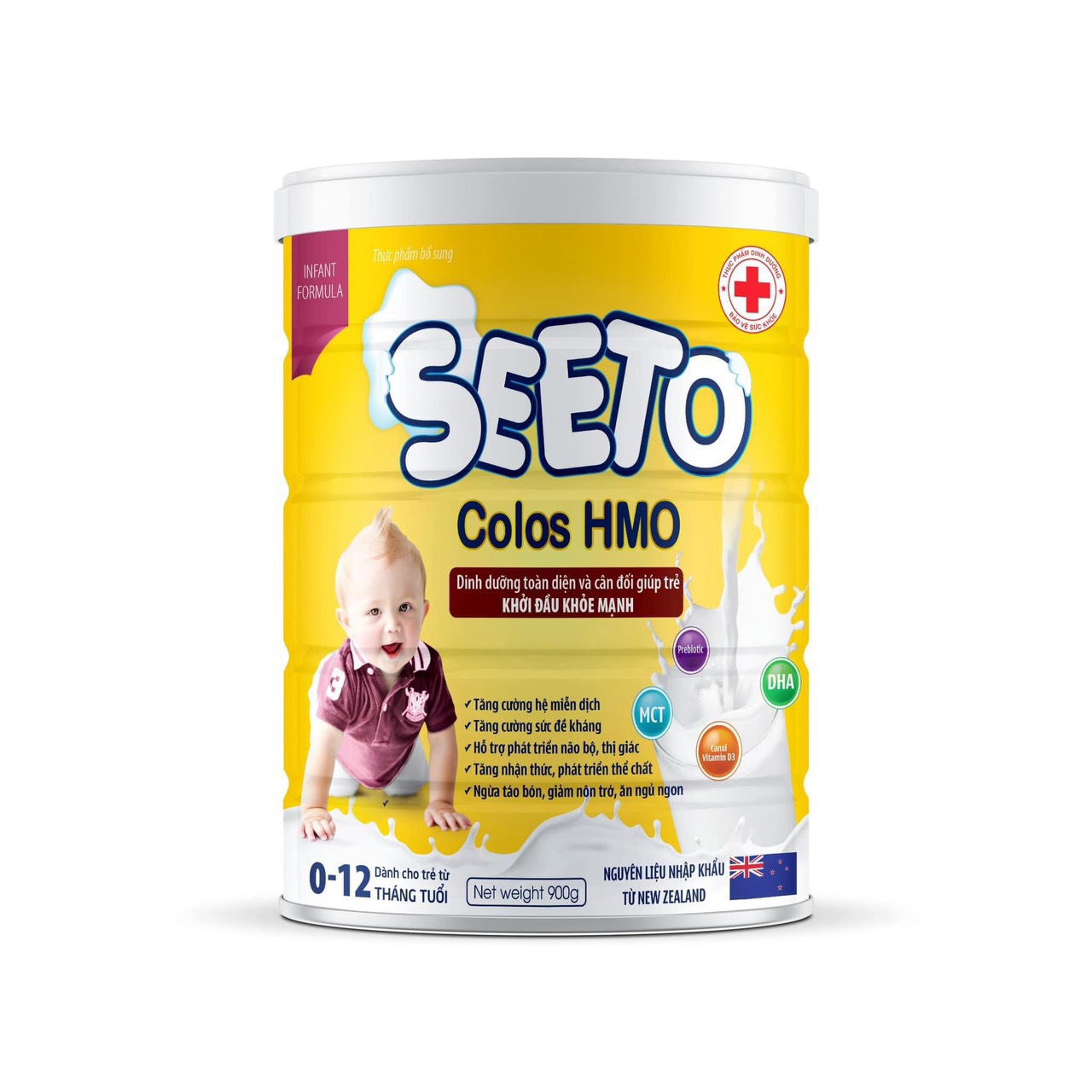Sữa non COLOS HMO 900g tăng cường đề kháng hệ miễn dịch phát triển não bộ tiêu hóa tốt.
