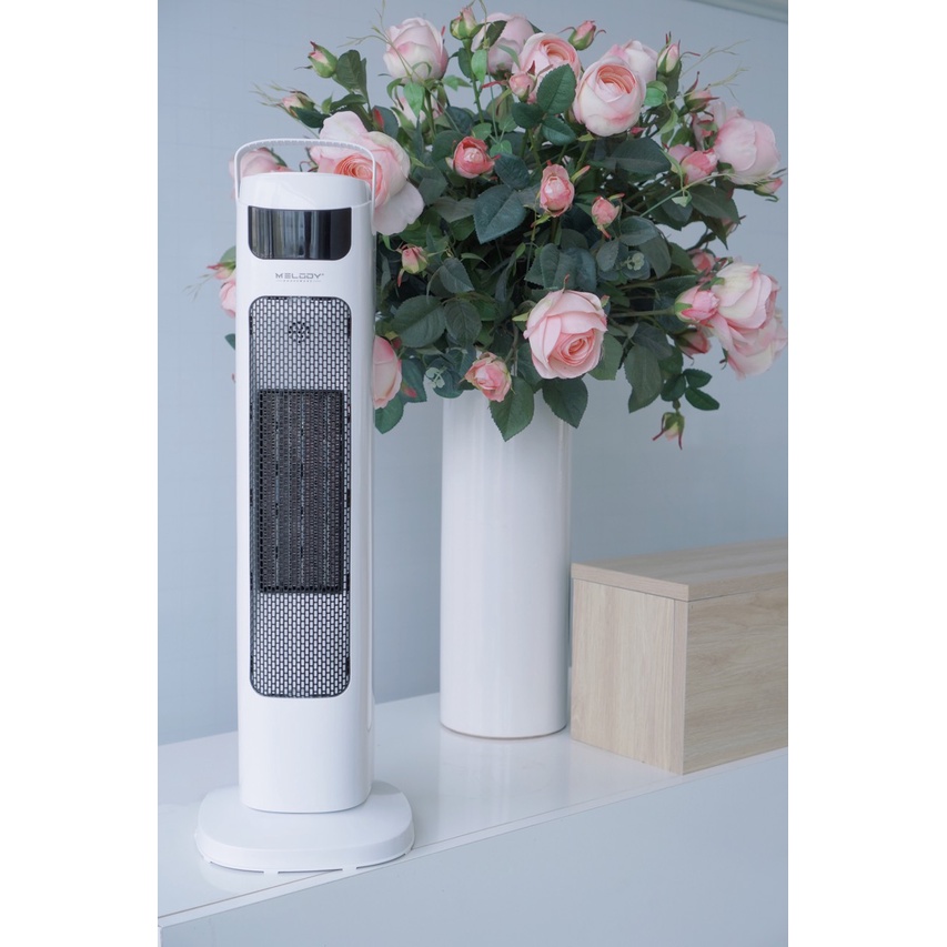 Quạt sưởi gốm máy sưởi đứng, đèn sưởi chính hãng melody 2000w, bh 24 tháng, ấm nhanh, xoay 120 độ, an toàn, thông minh