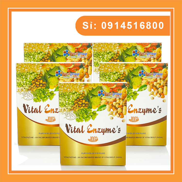 Combo 5 Hộp Vital Enzyme Hàn Quốc Bổ Sung Enzym Tự Nhiên