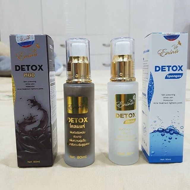 Mặt nạ thải độc bùn khoáng trắng da detox mud erina