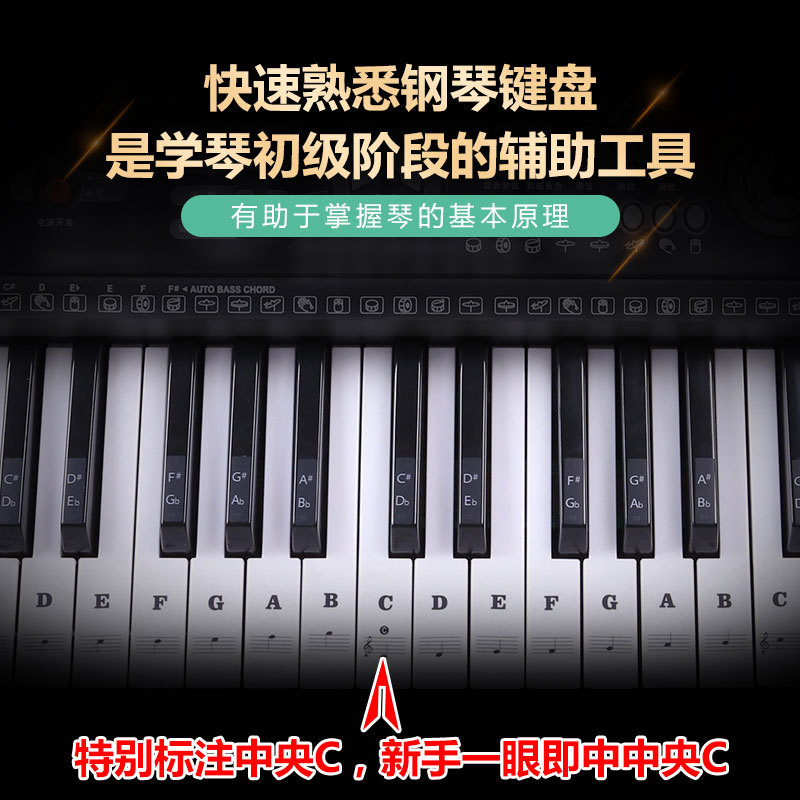 88615449 Miếng Dán Trong Suốt Đàn Piano Bàn Phím Bàn Phím Bàn Phím Cuộn Bàn Phím Bàn Phím Miếng Dán Âm Lượng Ký Hiệu Bàn Phím