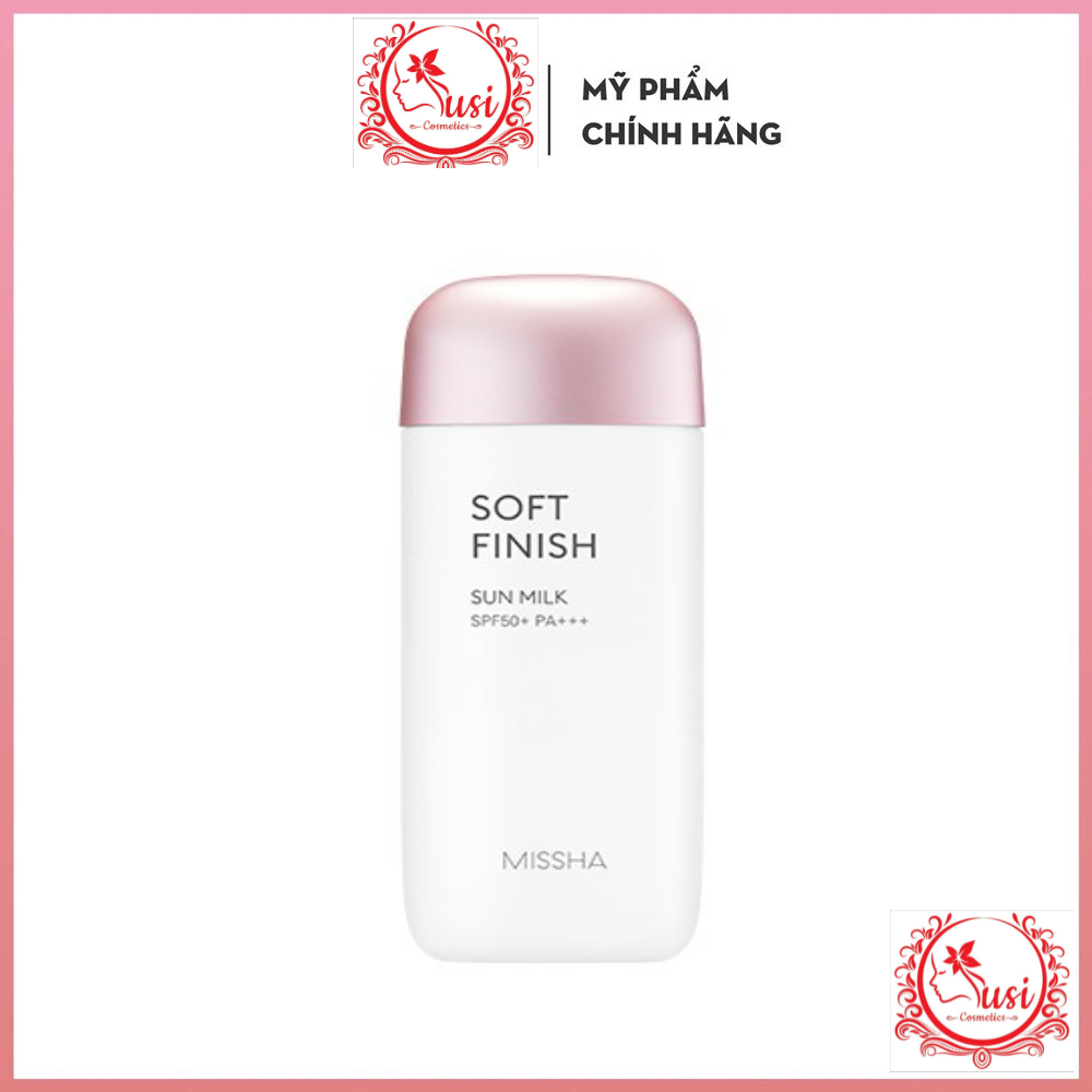 [HCM]Kem chống nắng dạng sữa Missha Soft Finish All Around Safe Block Sun Milk SPF50+ PA+++ 70ml