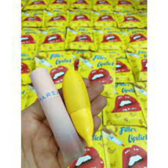 Son , son filler khử thâm collagen son chuối banana fliller lipstick tặng 01 son kem siêu lì p.a.r.e.a