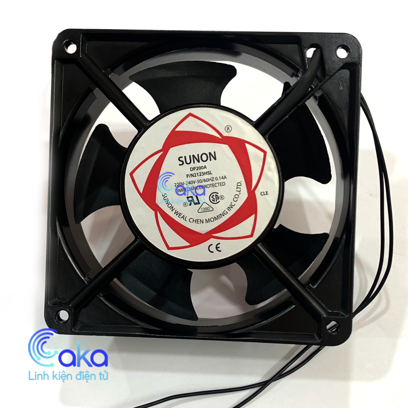 Quạt Tản Nhiệt Tủ Điện 220V - DP200A 12x12 cm (Thông Gió Hút Mùi)