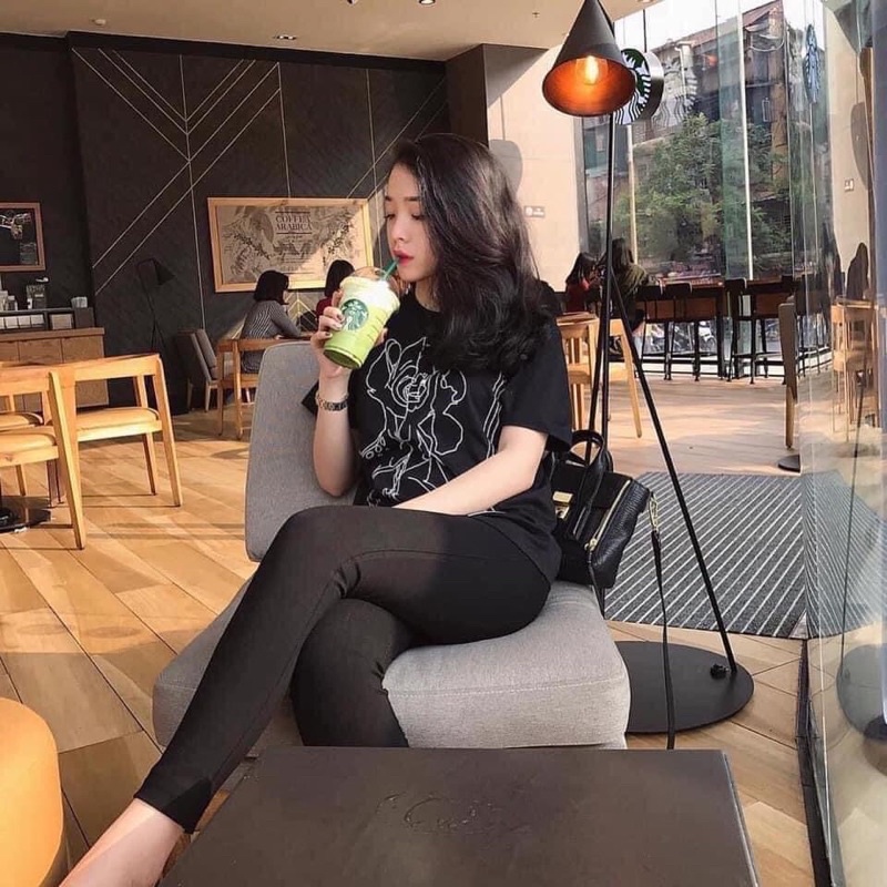 Quần legging nữ 🌸quần legging cạp cao kiểu dáng korea siêu đẹp 🌸