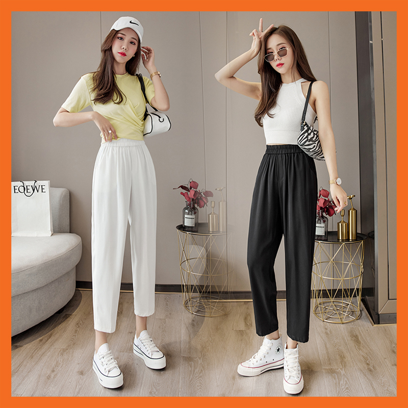 Quần baggy đũi nữ cạp chun MADELA, Quần đũi nữ kiểu dáng baggy - QBGD08